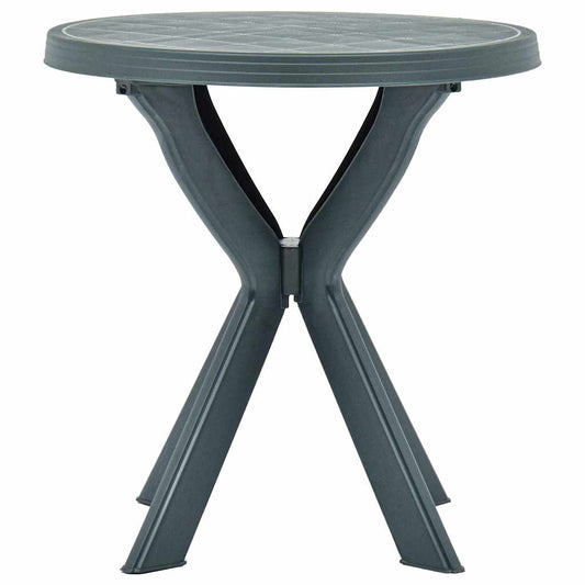Garden Table | Green | Plastic | Small | Bistro Table | Round