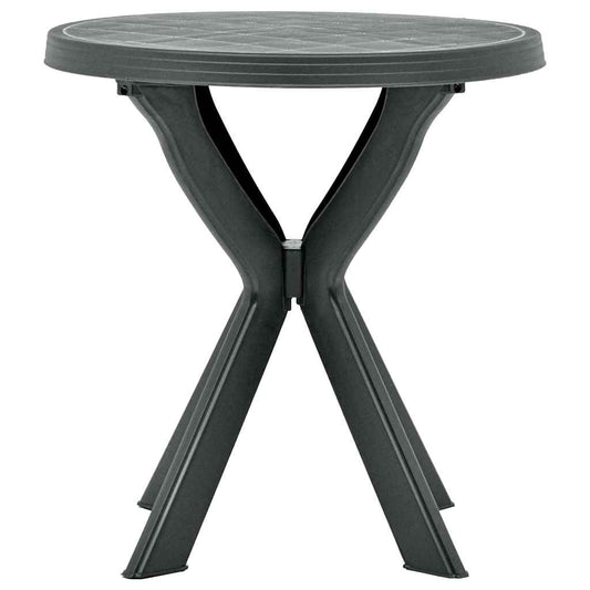 Garden Table | Anthracite | Plastic | Small |  Durable  | Bistro Table