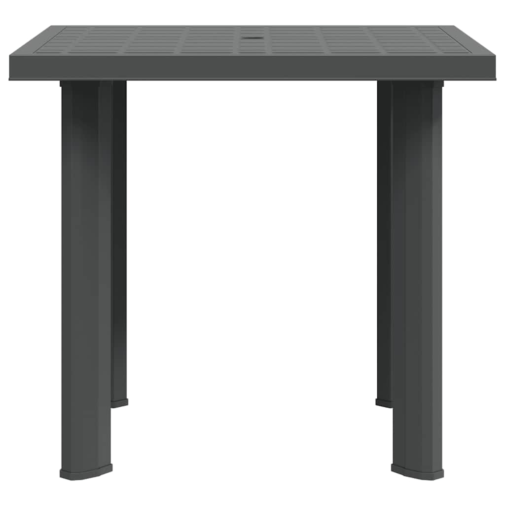 Patio Table Anthracite 31.5"x29.5"x28.3" Plastic