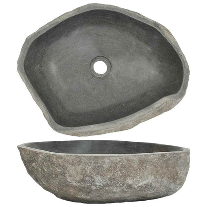 Basin River Stone Oval (17.7"-20.9")x(13.4"-16.1")