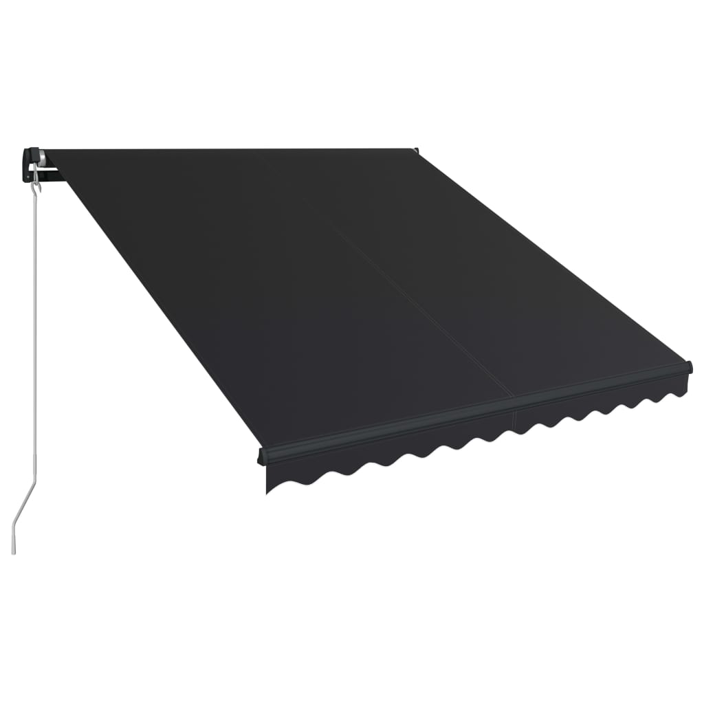 Manual Retractable Awning 300x250 cm Anthracite