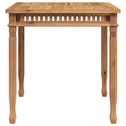 Garden Dining Table 80x80x80 cm Solid Teak Wood