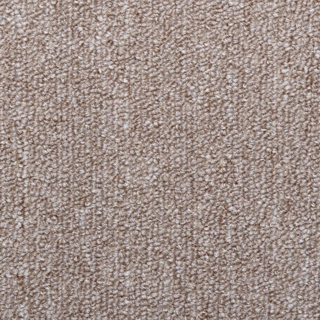 Stair Mats 15 pcs 65x21x4 cm Light Brown Rectangular Edge