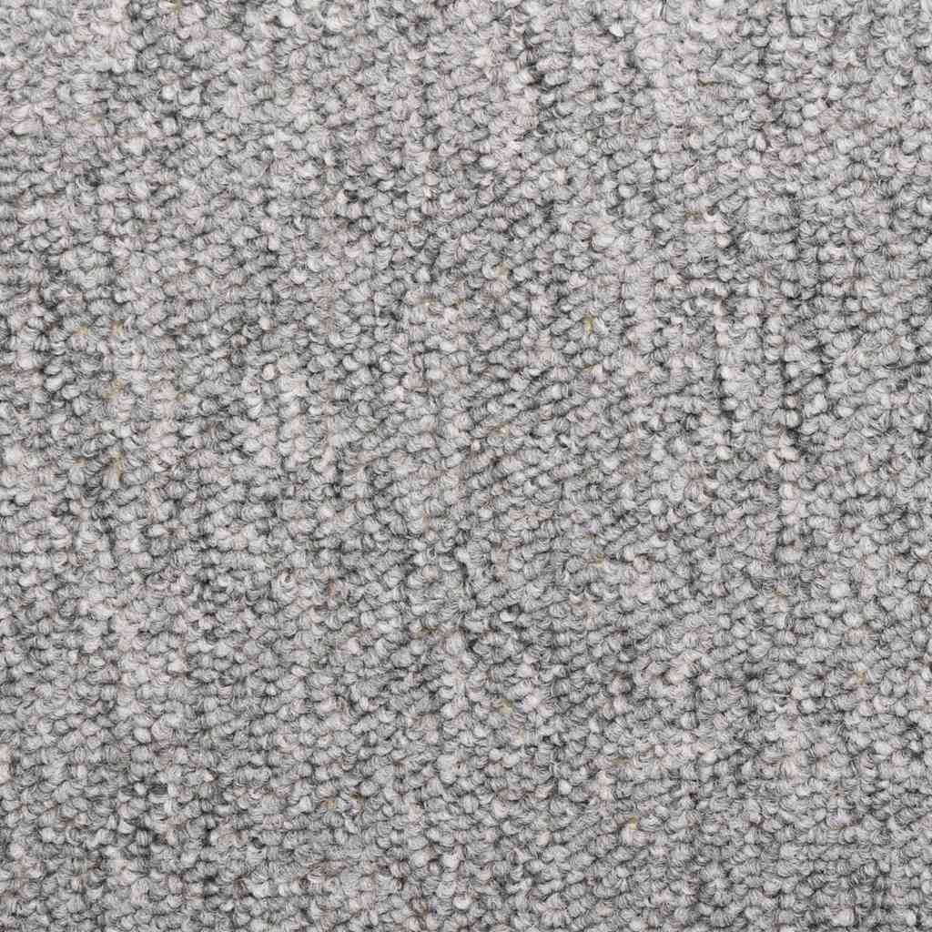 Stair Mats 15 pcs 65x21x4 cm Light Grey Rectangular Edge