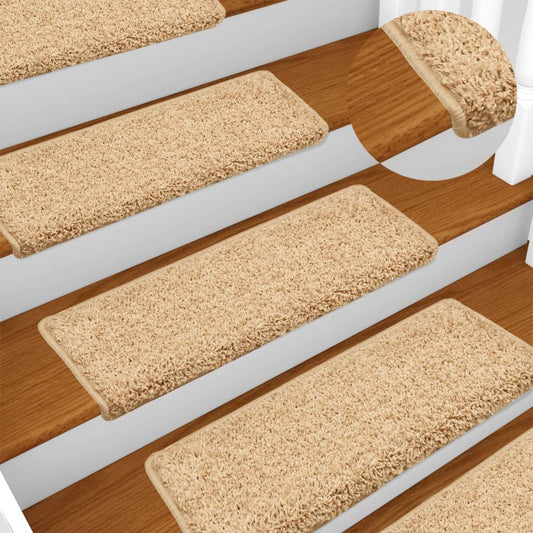 Brown Carpet Stair Tread | Set of 15
