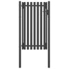 Garden Fence Gate Steel 1x2.25 m Anthracite