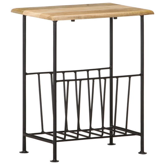 Magazine Rack | Black and brown