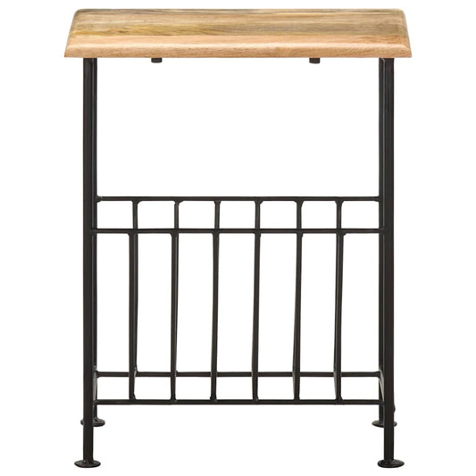 Magazine Rack | Black and brown