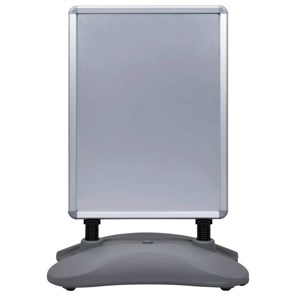 51204 vidaXL A1 Waterbase Poster Stand Grey Aluminium Alloy