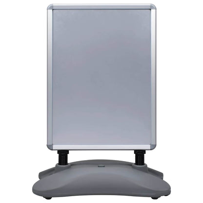 51204 vidaXL A1 Waterbase Poster Stand Grey Aluminium Alloy