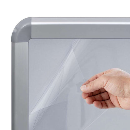 51204 vidaXL A1 Waterbase Poster Stand Grey Aluminium Alloy