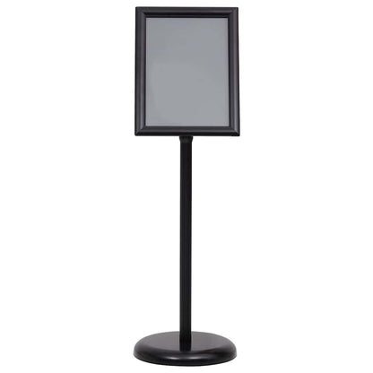 A4 Pedestal Poster Stand Black Aluminium Alloy