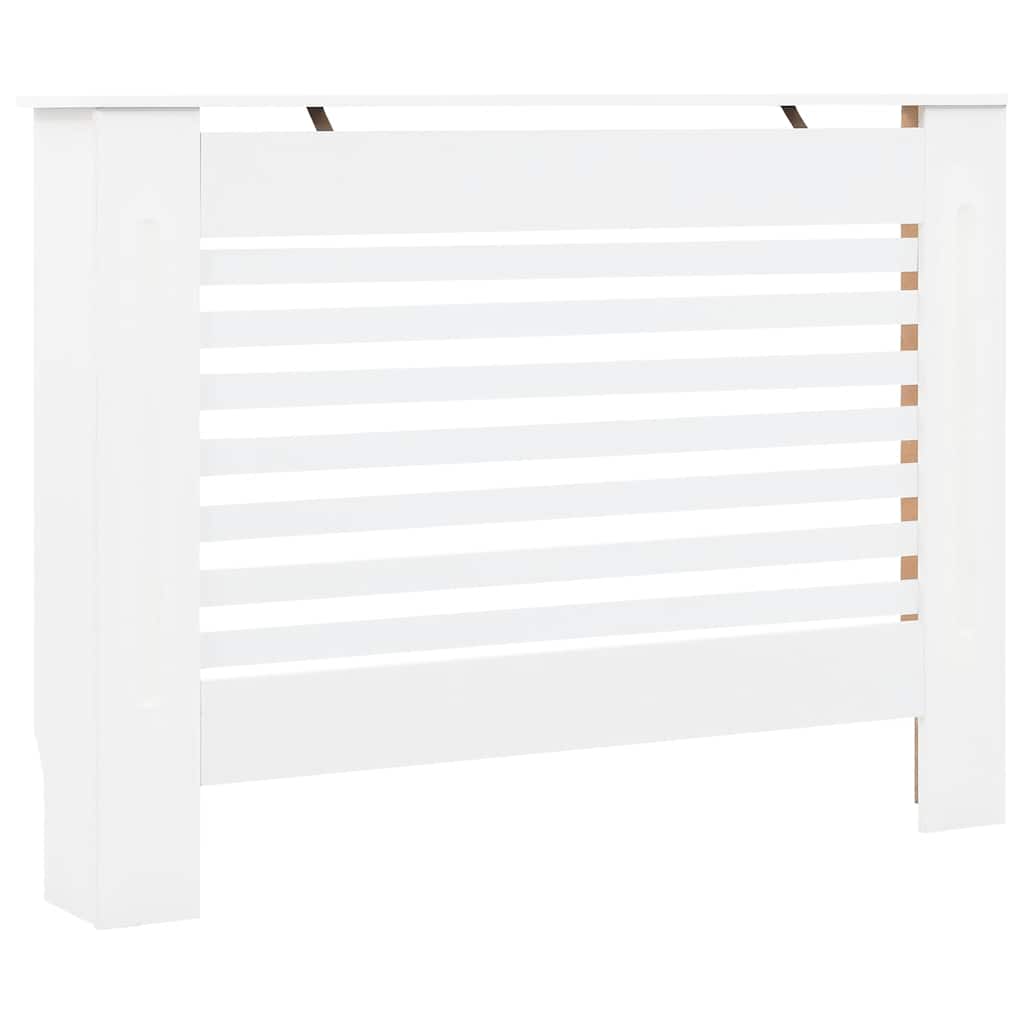 Radiator Covers 2 pcs White 112x19x81.5 cm MDF
