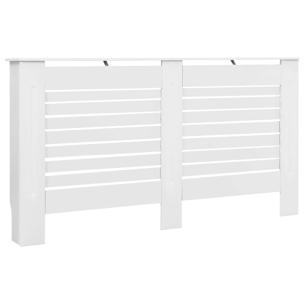 Radiator Covers 2 pcs White 152x19x81.5 cm MDF