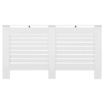 Radiator Covers 2 pcs White 152x19x81.5 cm MDF