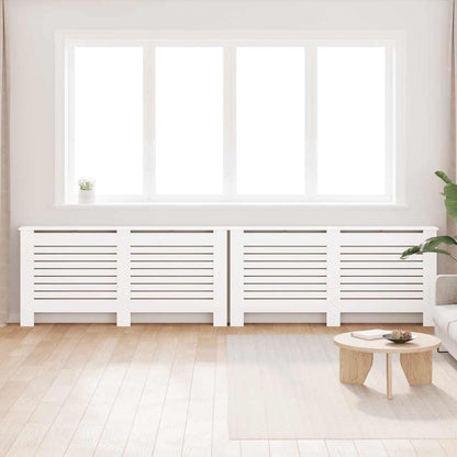 Radiator Covers 2 pcs White 172x19x81.5 cm MDF