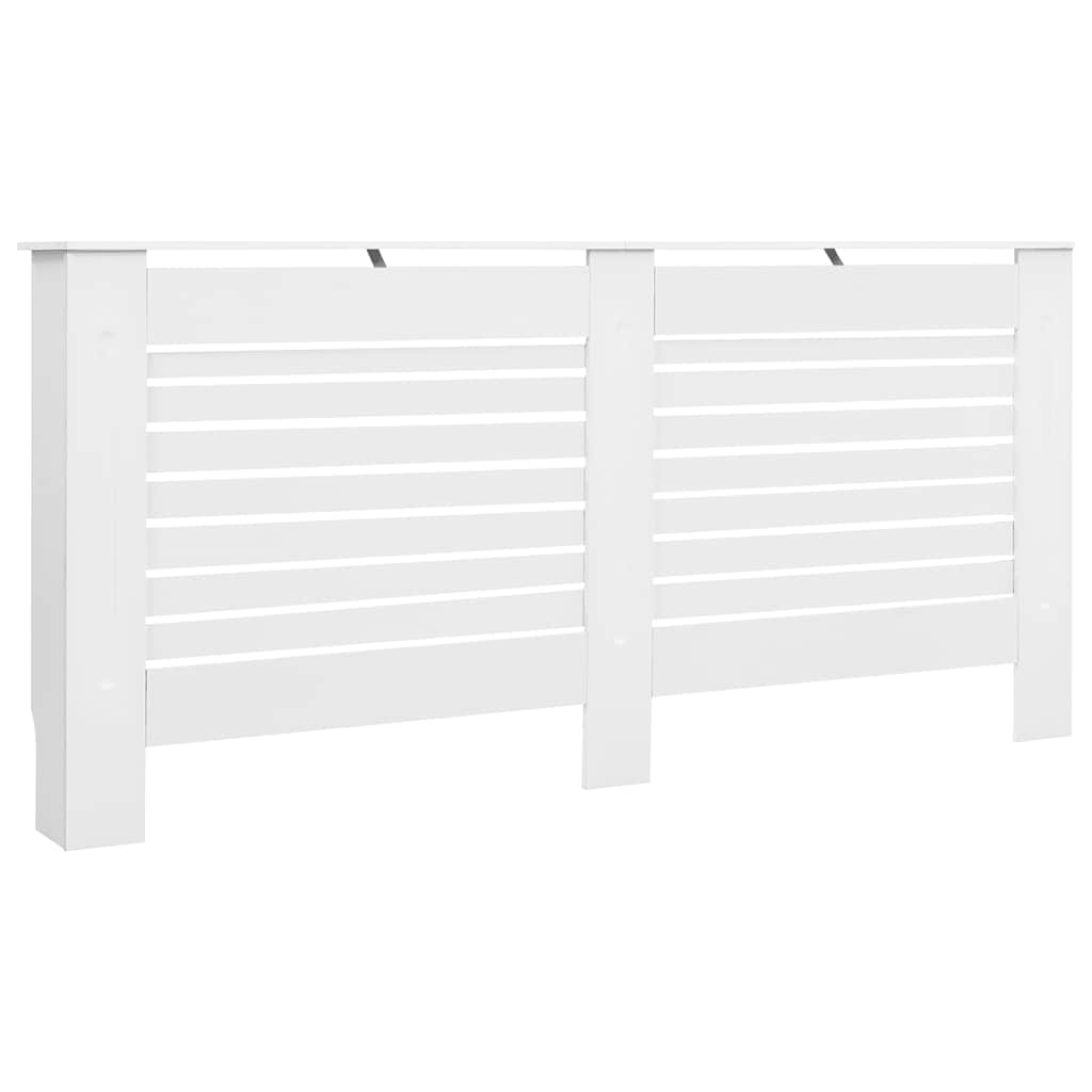 Radiator Covers 2 pcs White 172x19x81.5 cm MDF