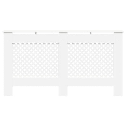 Radiator Covers 2 pcs White 152x19x81.5 cm MDF