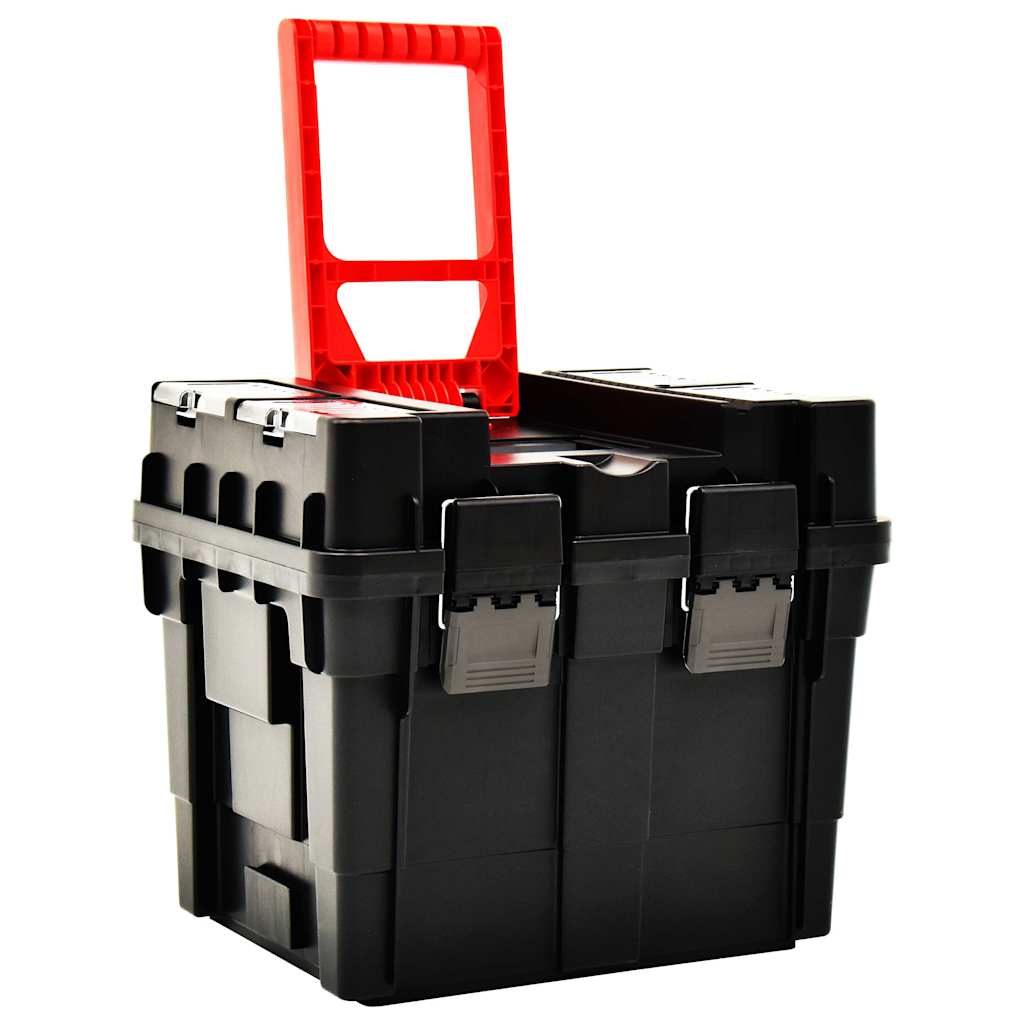 146271 vidaXL Tool Organiser Trolley with Handle 45x36x90 cm