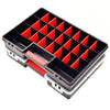 Assortment Boxes 2 pcs with Adjustable Dividers 460x325x80 mm Plastic