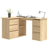 Corner Desk Sonoma Oak 57.1"x39.4"x29.9" Engineered Wood