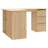 Corner Desk Sonoma Oak 57.1"x39.4"x29.9" Engineered Wood