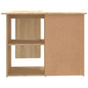 Corner Desk Sonoma Oak 57.1"x39.4"x29.9" Engineered Wood