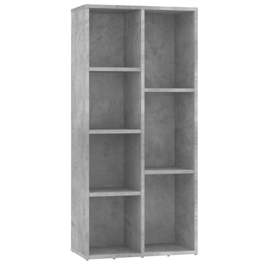 Book Cabinet | Concrete Grey | Engineered Wood | Medium | Book Cabinet