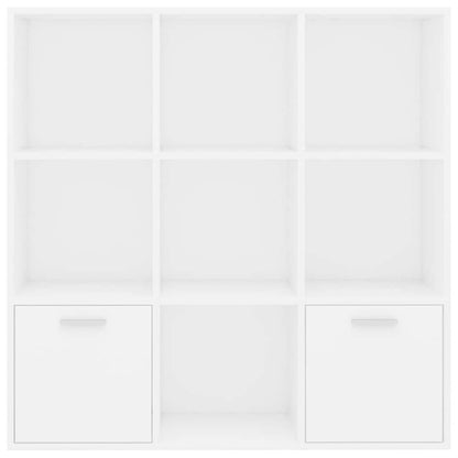 Cabinet | White | Engineered Wood | 98 cm | Book Cabinet | Rectangular