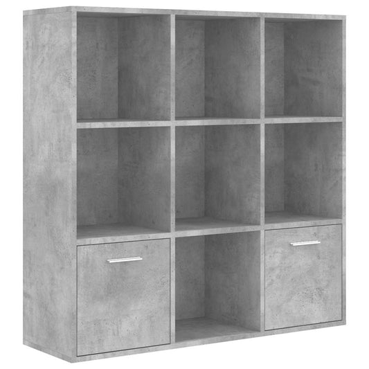 Cabinet | Concrete grey | Engineered wood | Medium | Book Cabinet