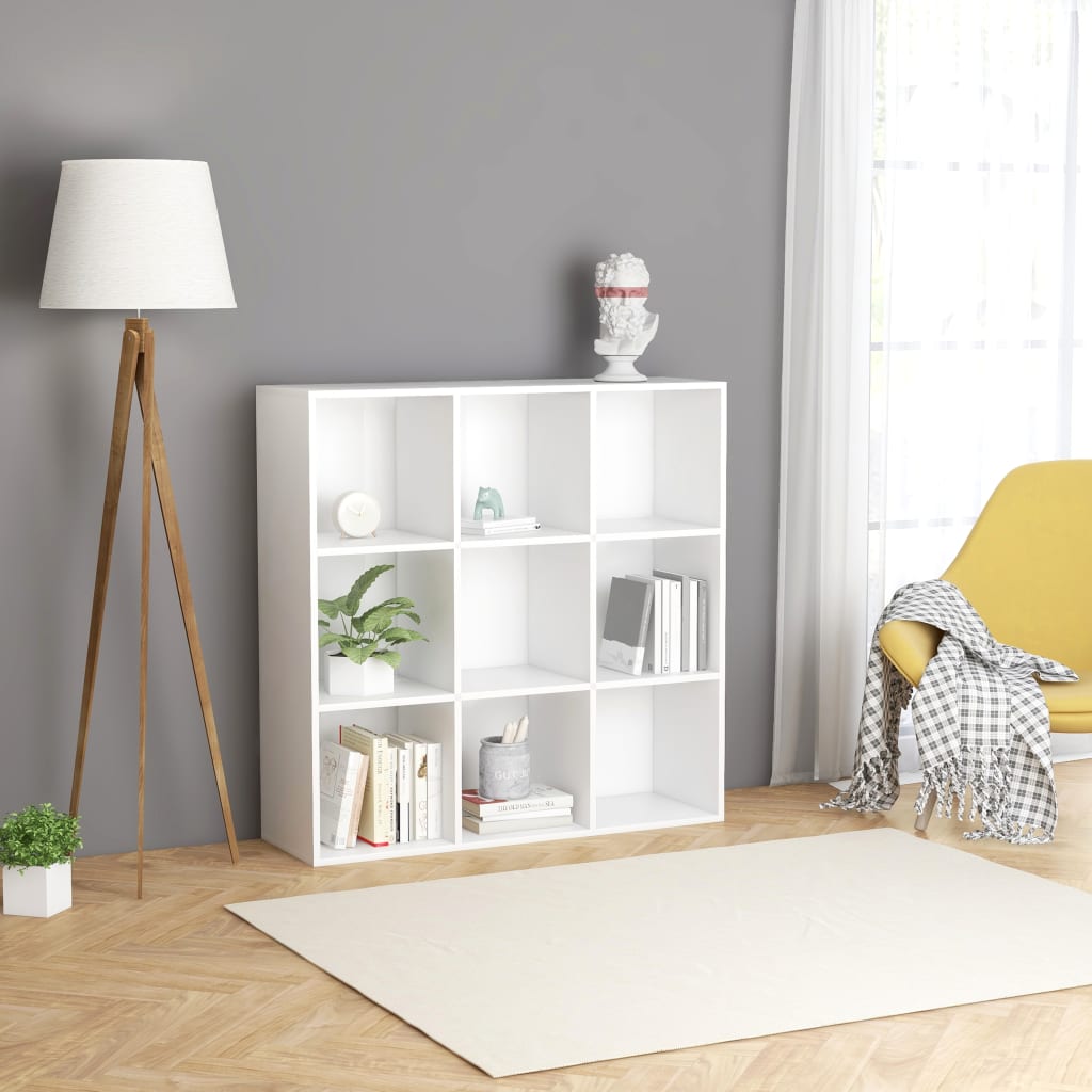 Bookcase | White | Engineered wood | Medium | Bookcase | Rectangular