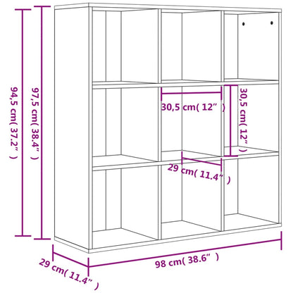 Bookcase | Sonoma Oak | Engineered wood | Medium | Bookcase | Rectangular