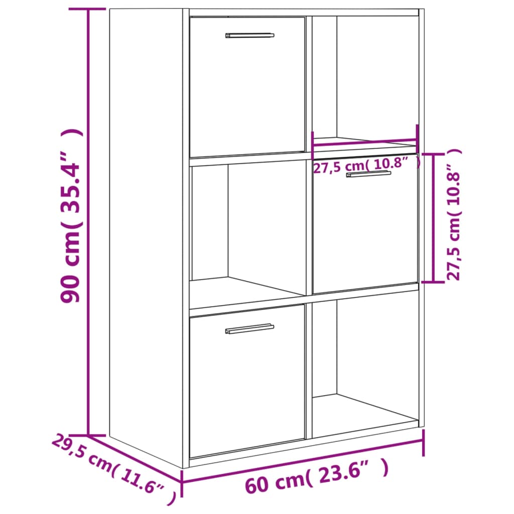 Storage Cabinet | Sonoma oak | Engineered wood | Medium | Storage Cabinet