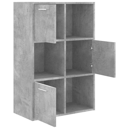 Storage Cabinet | Concrete Grey | Engineered Wood | Medium