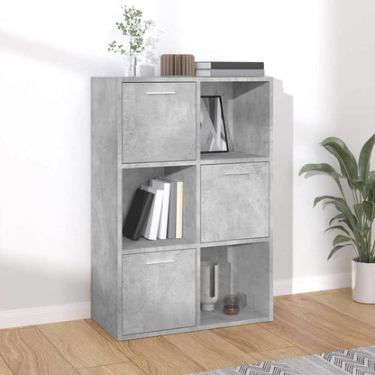 Storage Cabinet | Concrete Grey | Engineered Wood | Medium