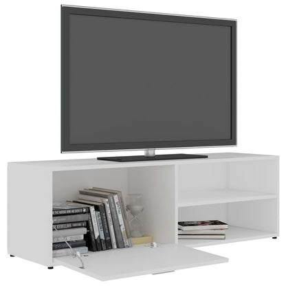 TV Cabinet | White | Engineered Wood | 120x34x37 cm | TV Cabinet