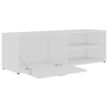 TV Cabinet | White | Engineered Wood | 120x34x37 cm | TV Cabinet