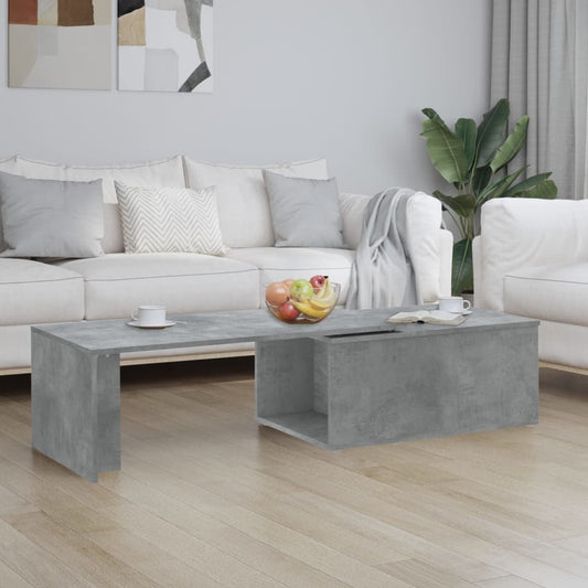 Coffee Table | Concrete grey | Engineered wood | Large | Durable