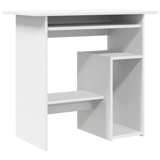 Desk | White | Engineered wood | Sleek | Desk | Rectangular | Modern
