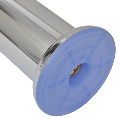 Sofa Legs 8 pcs Round Chrome 120 mm