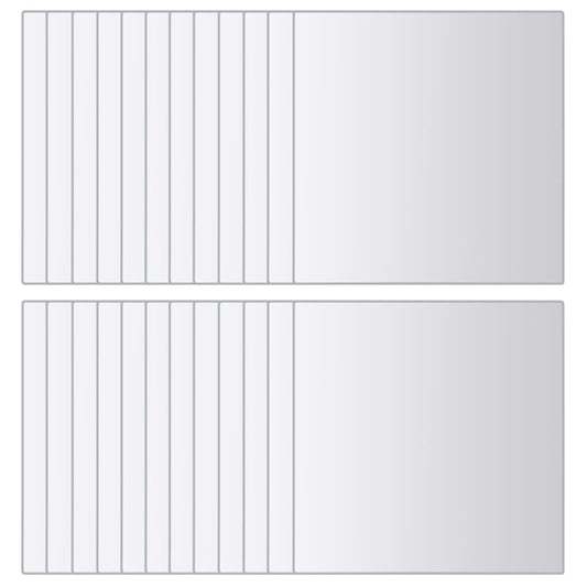 48 pcs Mirror Tiles Square Glass