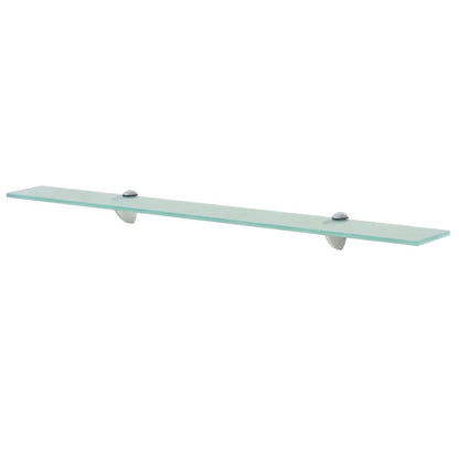 Floating Shelves 2 pcs Glass 80x10 cm 8 mm