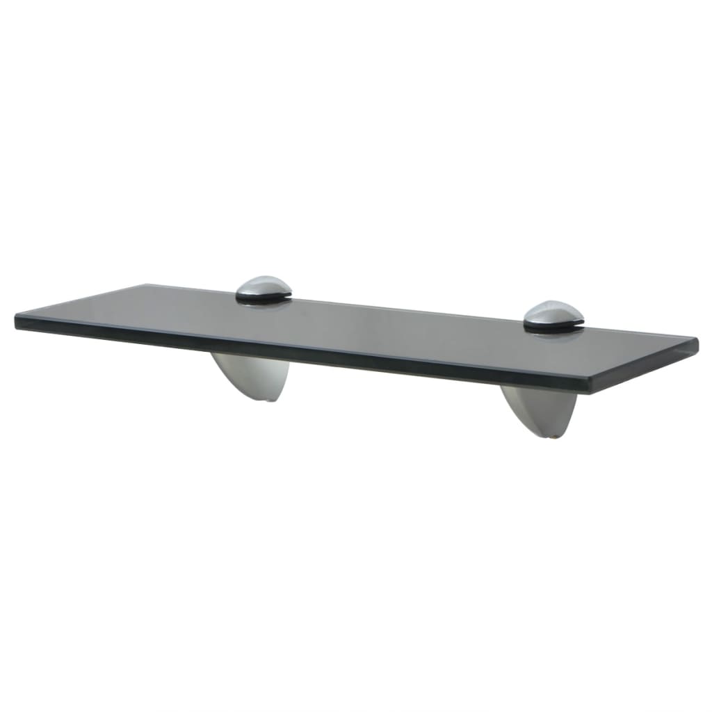 Floating Shelves 2 pcs Glass 11.8"x3.9" 0.3