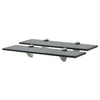Floating Shelves 2 pcs Glass 40x10 cm 8 mm
