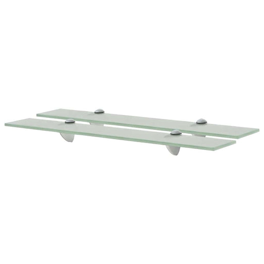 Floating Shelf | Set of 2 | Frosted | Tempered safety glass