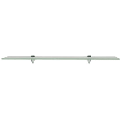 Floating Shelves 2 pcs Glass 80x10 cm 8 mm