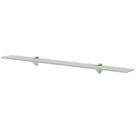 Floating Shelf | Set of 2 | Frosted | Tempered safety glass, Zinc alloy