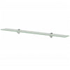Floating Shelves 2 pcs Glass 90x10 cm 8 mm