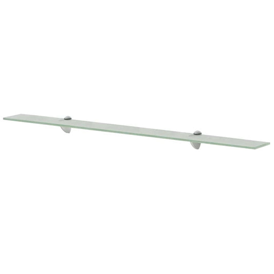 Floating Shelf | Set of 2 | Frosted | Tempered safety glass, Zinc alloy