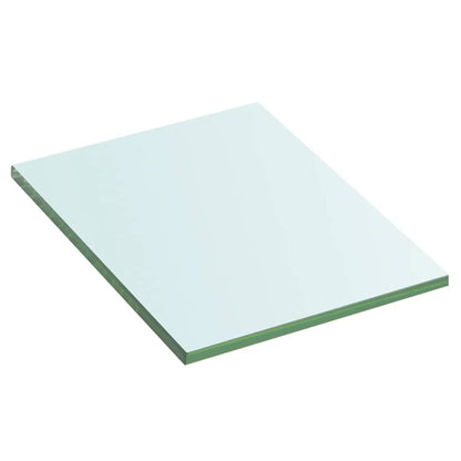 Shelves 2 pcs Panel Glass Clear 20x15 cm